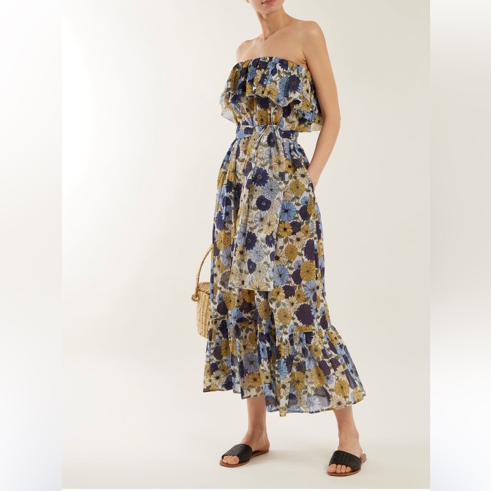 Lisa Marie Hernandez Sabine floral-print cotton dress Size 1